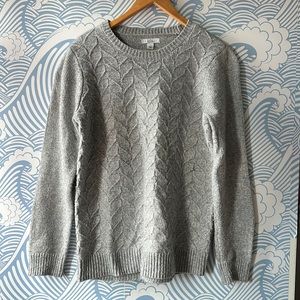Croft & Barrow Gray Sweater- size small.  Excellent used condition.